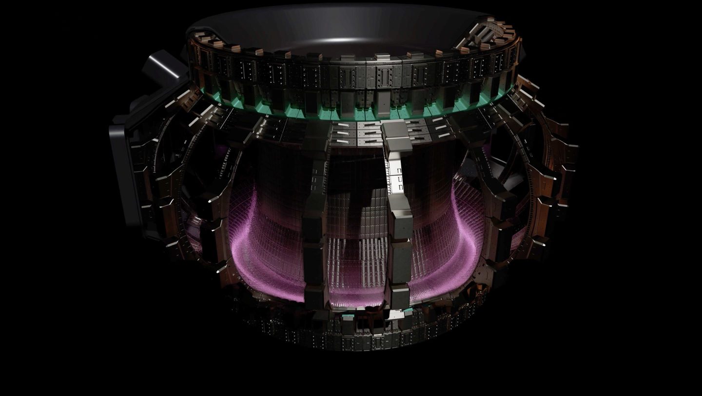 A visual illustration of the digital twin of Commonwealth Fusion Systems’ fusion demonstration machine SPARC. In collaboration with Siemens and Nvidia, the digital twin of SPARC was unveiled at CES 2026 in Las Vegas.